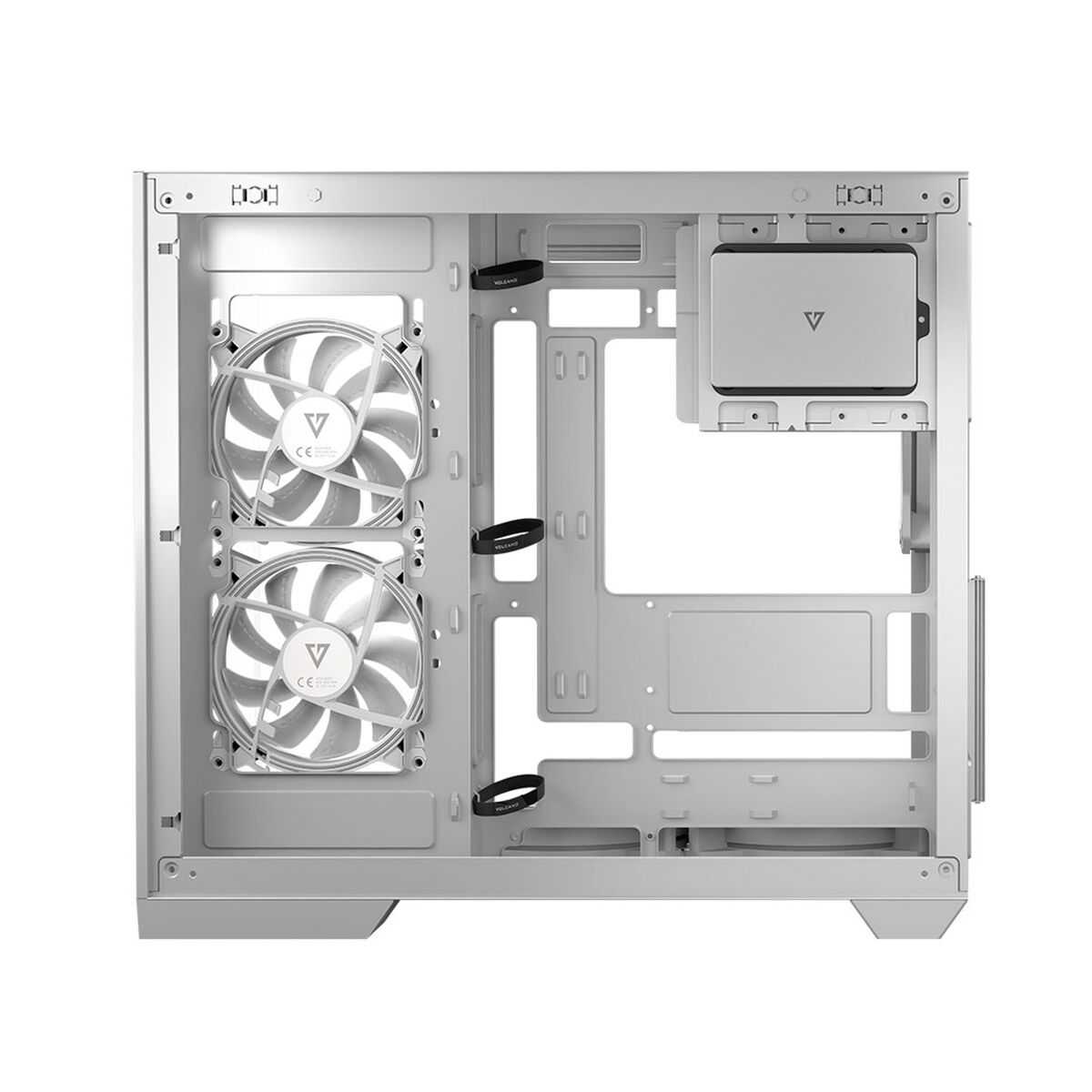 ATX Semi-tower Box Modecom Volcano Panorama APEX ARGB White